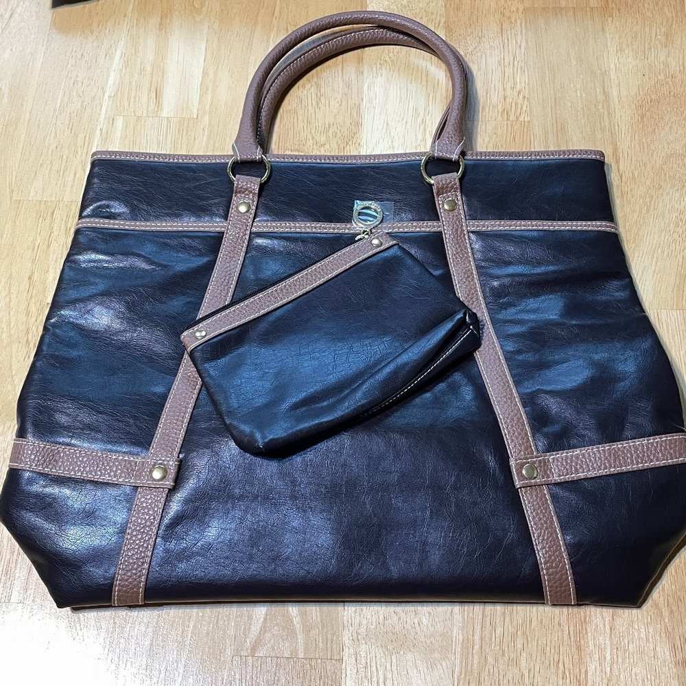 Estee Lauder Black and brown tote bag